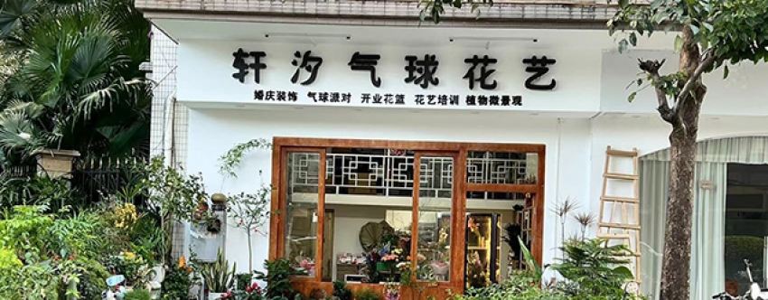轩汐气球花艺图片