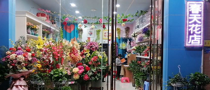 春天花店图片
