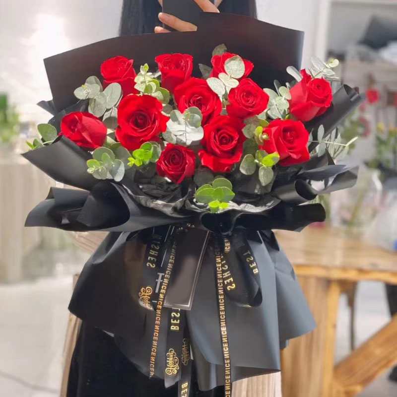 高情商送花短句